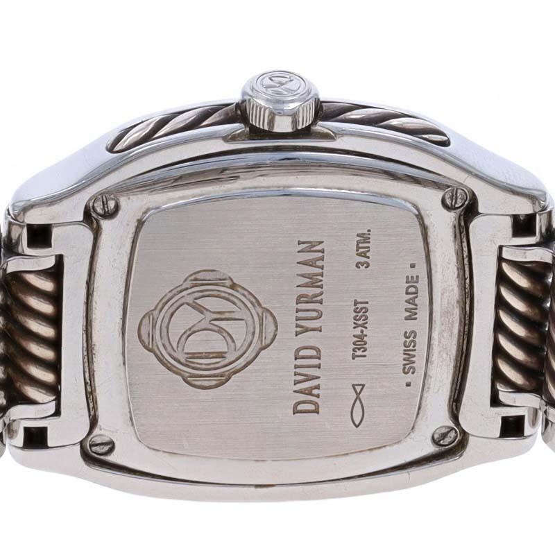David Yurman Thoroughbred MOP Diamant Damenuhr T304-XSST Sterling925 1YrWnty 3