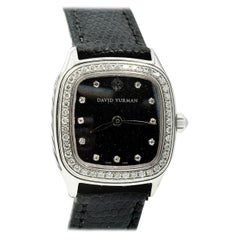 David Yurman Classic Chronograph Stainless Steel Watch with Black ...