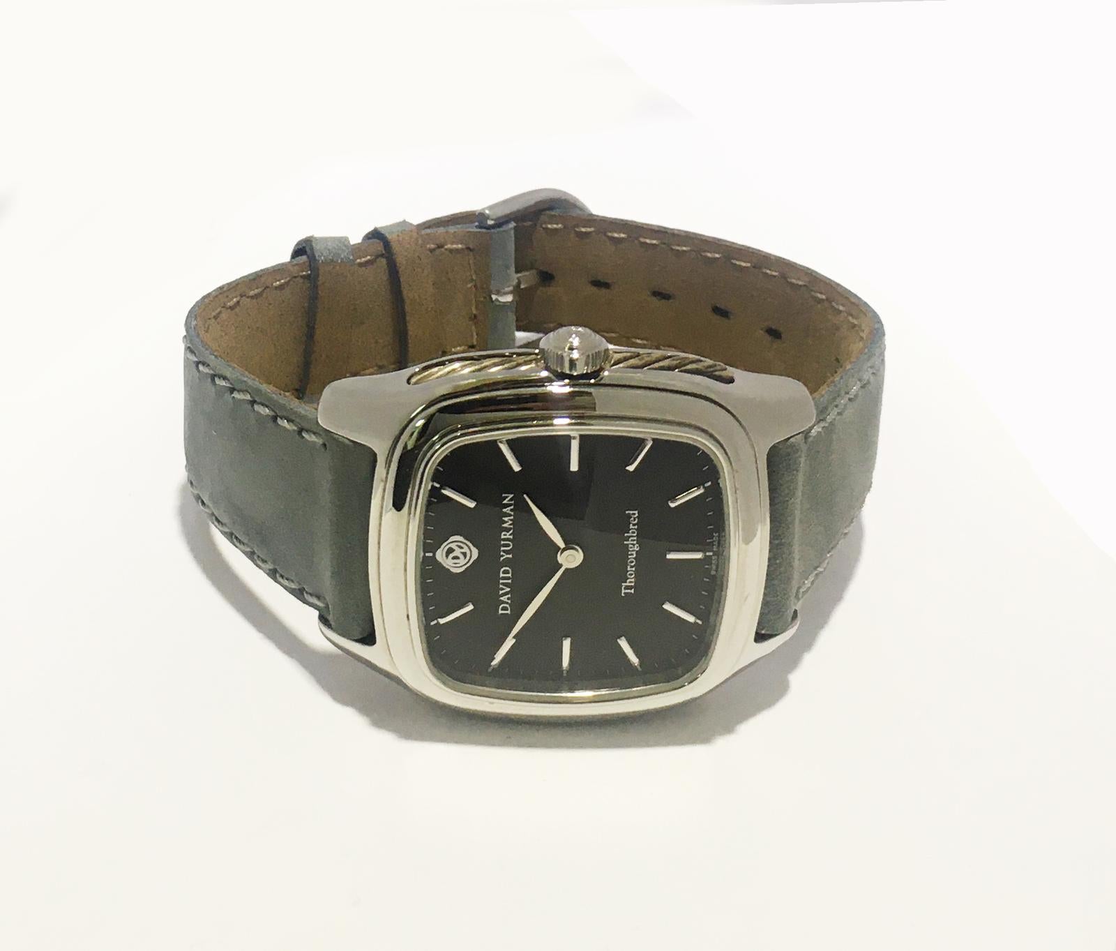 David Yurman Thoroughbred Unisex Midsize Watch T303-SST For Sale 1