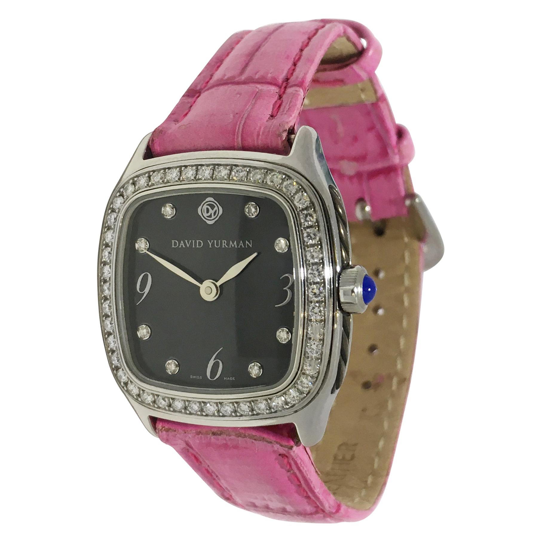 David Yurman Thoroughbred Women's Diamond Watch T304-XSST