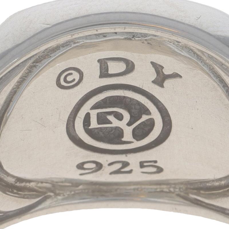David Yurman Tigerauge Herren 14mm Streamline Cushion Siegelring 925 Gr. 8 1/2 2