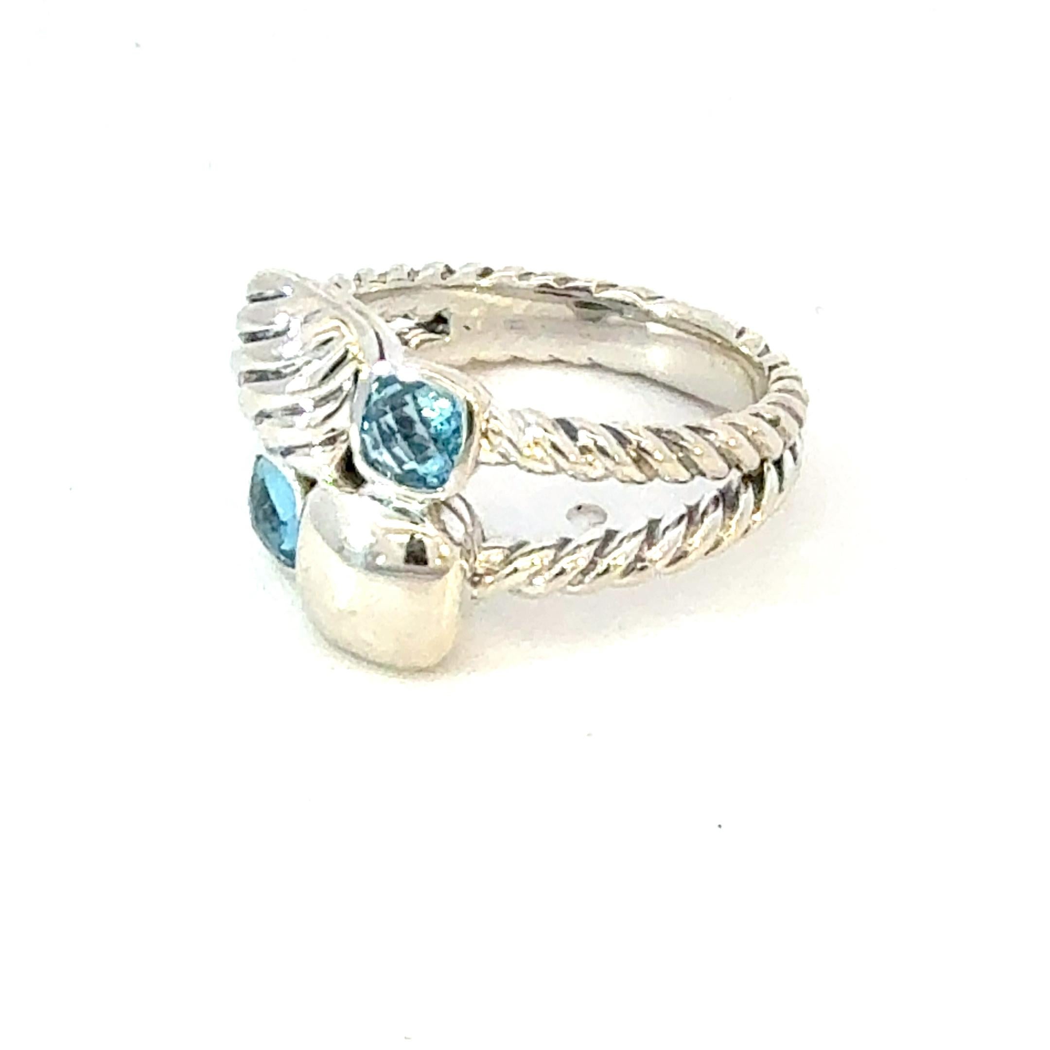 Authentic David Yurman Topaz Bumblebee Ring Size 6 Sterling Silver Estate DY629

TRUSTED SELLER SINCE 2002

PLEASE SEE OUR HUNDREDS OF POSITIVE FEEDBACKS FROM OUR CLIENTS!!

FREE SHIPPING

Details
Stones: Blue Topaz
Style: Bumblebee
Size: 6
Metal: