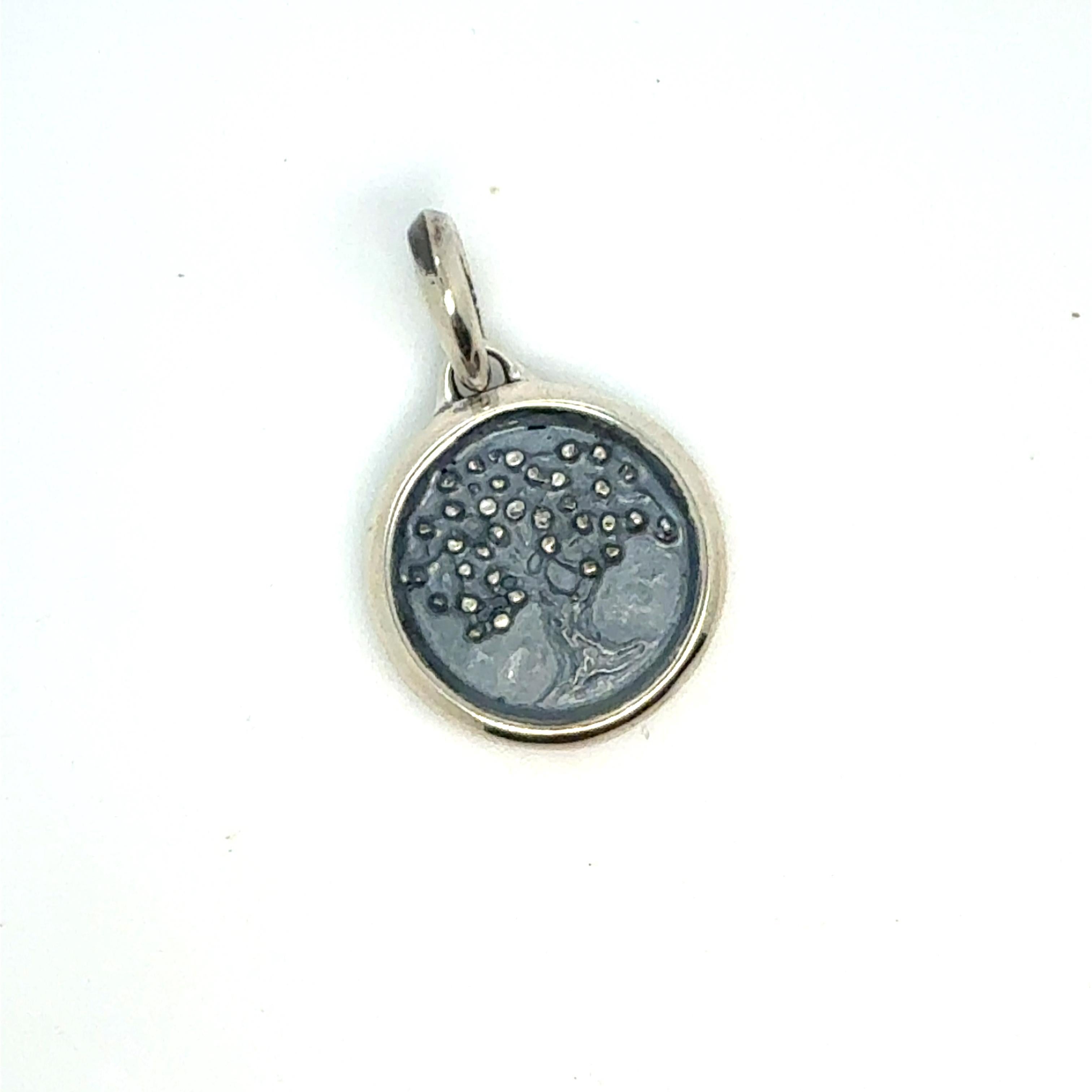 Amulet Tree of Life de David Yurman, succession en argent sterling Bon état - En vente à Brooklyn, NY