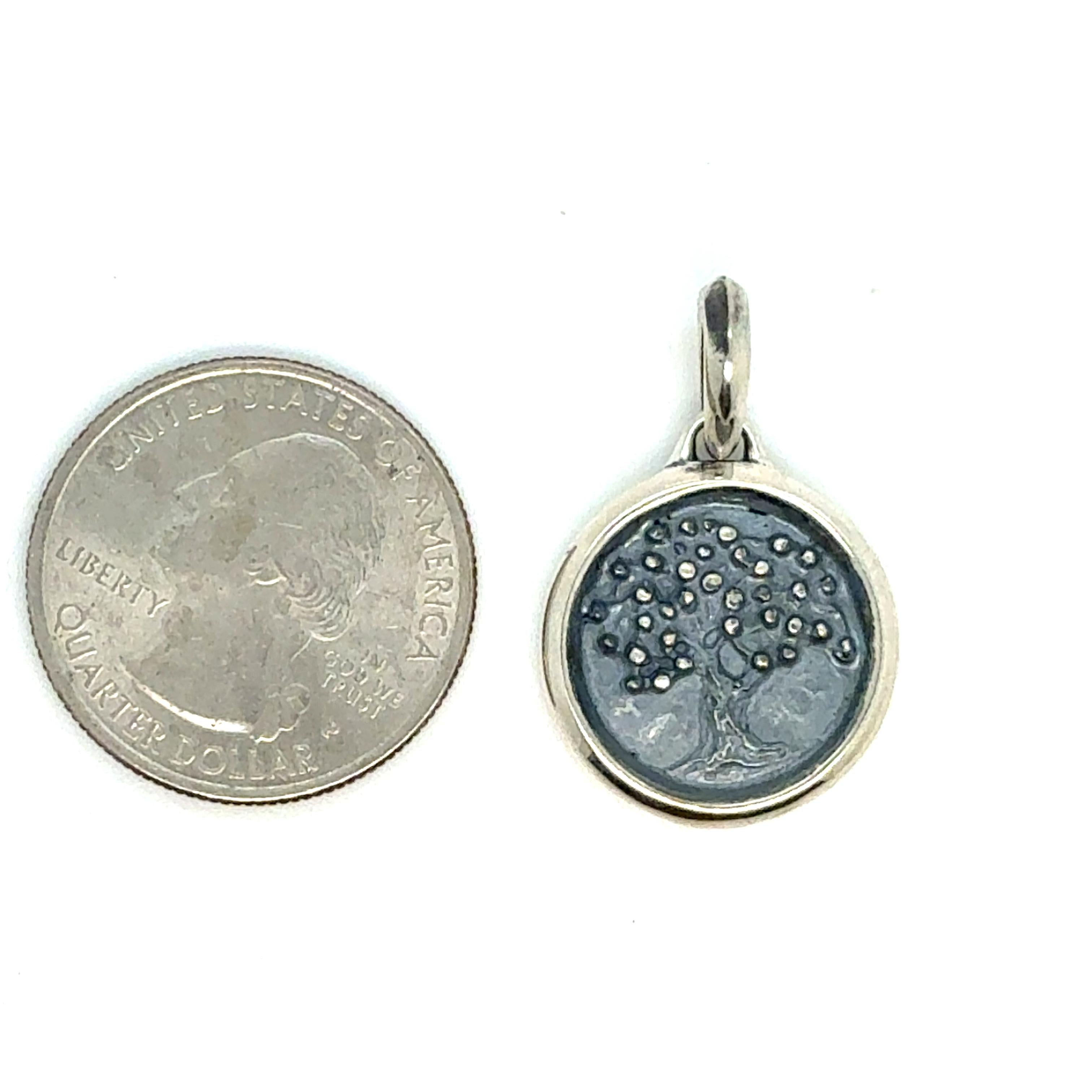 Amulet Tree of Life de David Yurman, succession en argent sterling en vente 3