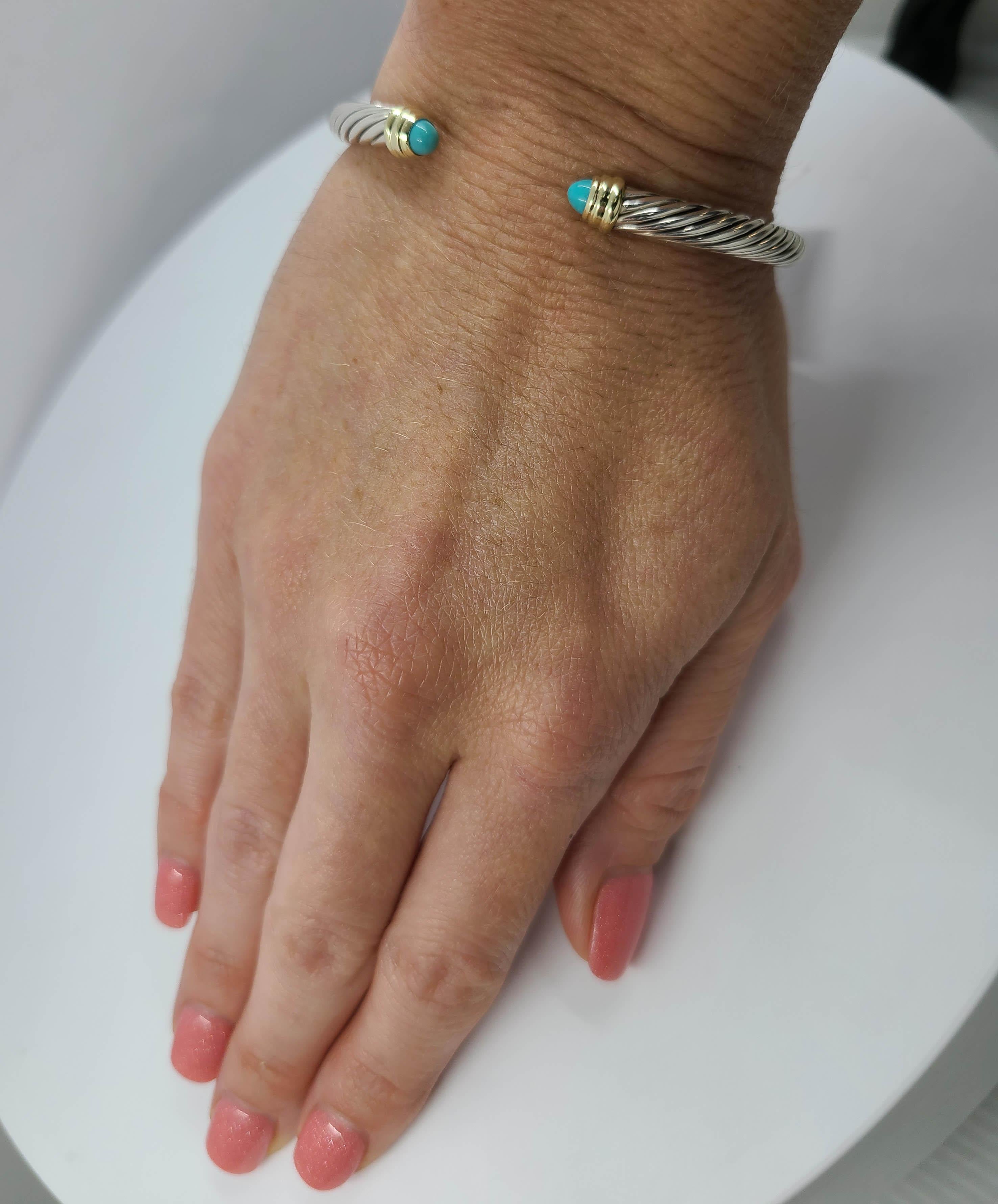 david yurman turquoise cable bracelet
