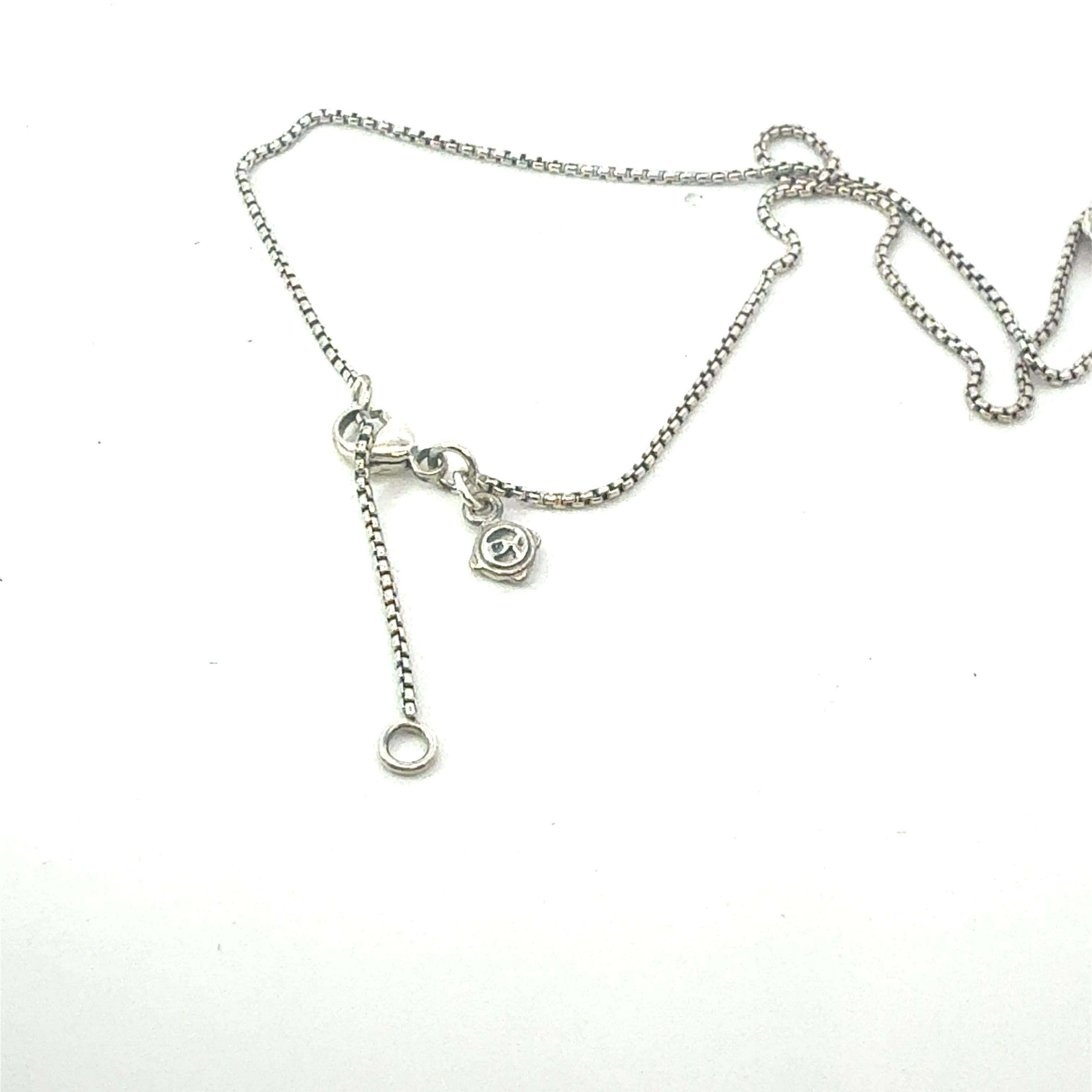 David Yurman Turquoise Pendant Necklace 17