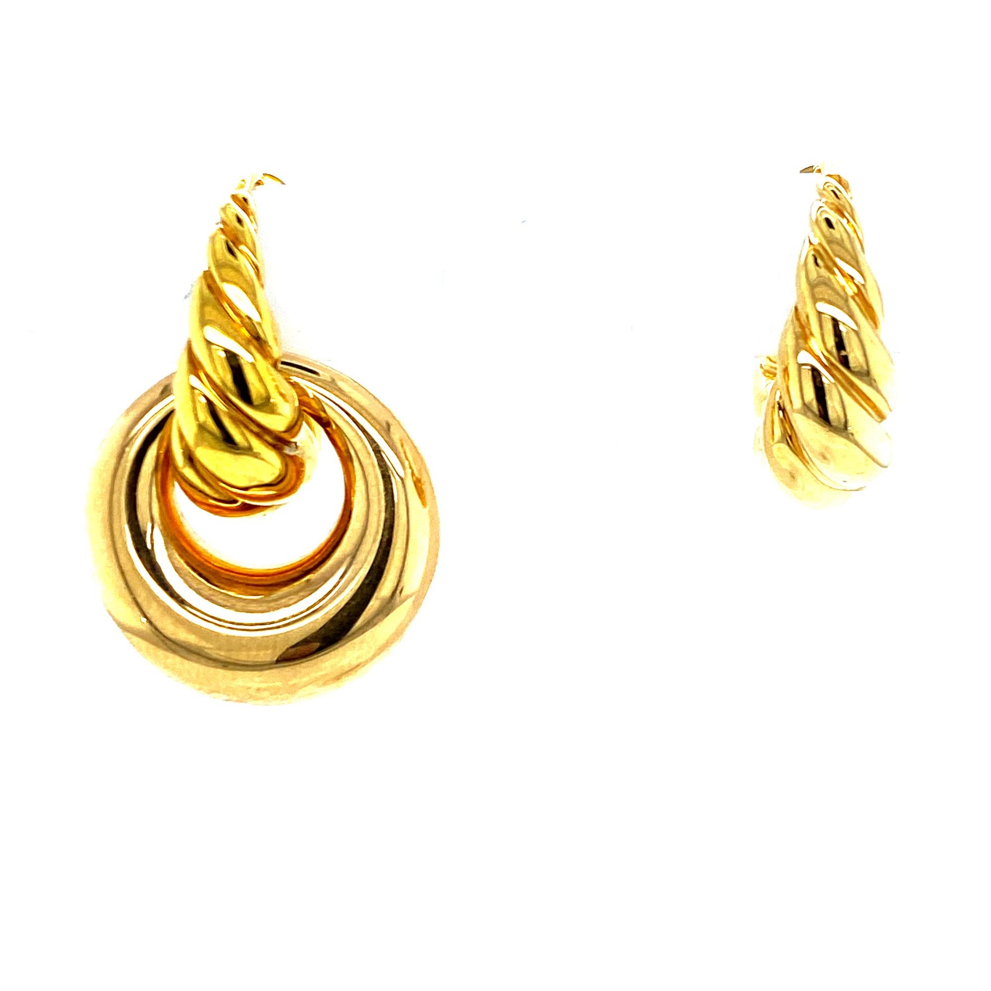 women's gold hoop earrings