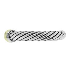 David Yurman Two-Tone Cable Bangle Bracelet