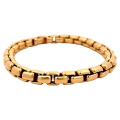 David Yurman Vintage 18 Karat Rose Gold Chain Bracelet 43.1 Grams
