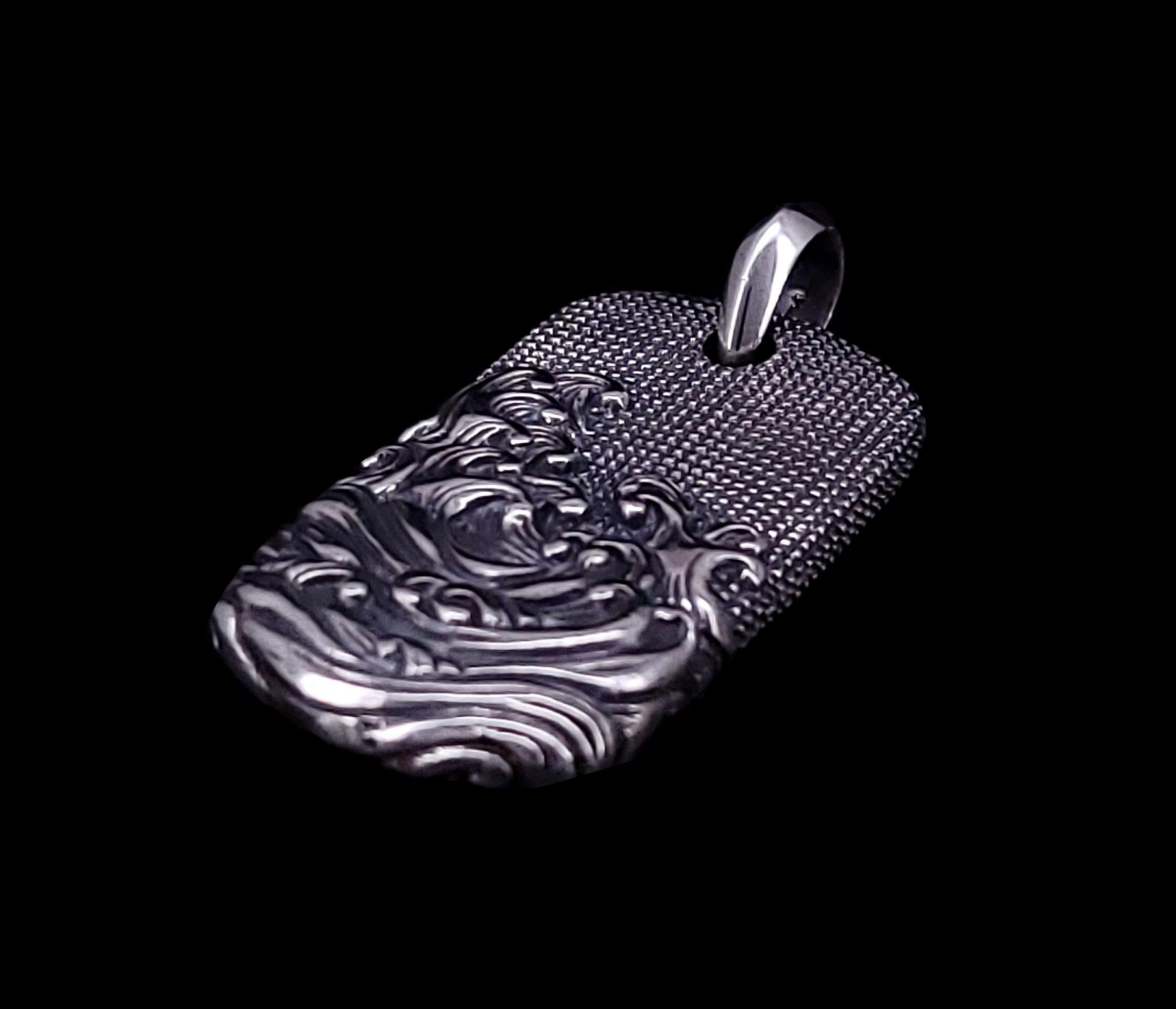 Uomo David Yurman Tag Waves - Argento 925 in vendita