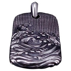David Yurman Waves Tag Sterling Silver 925