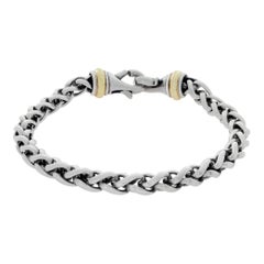 David Yurman wheat 14k and sterling silver bracelet