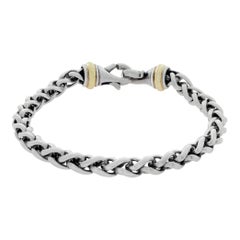 David Yurman 14k und Sterlingsilber-Armband aus Weizen 