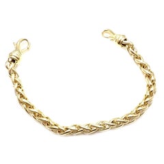 David Yurman Wheat Link Yellow Gold Bracelet