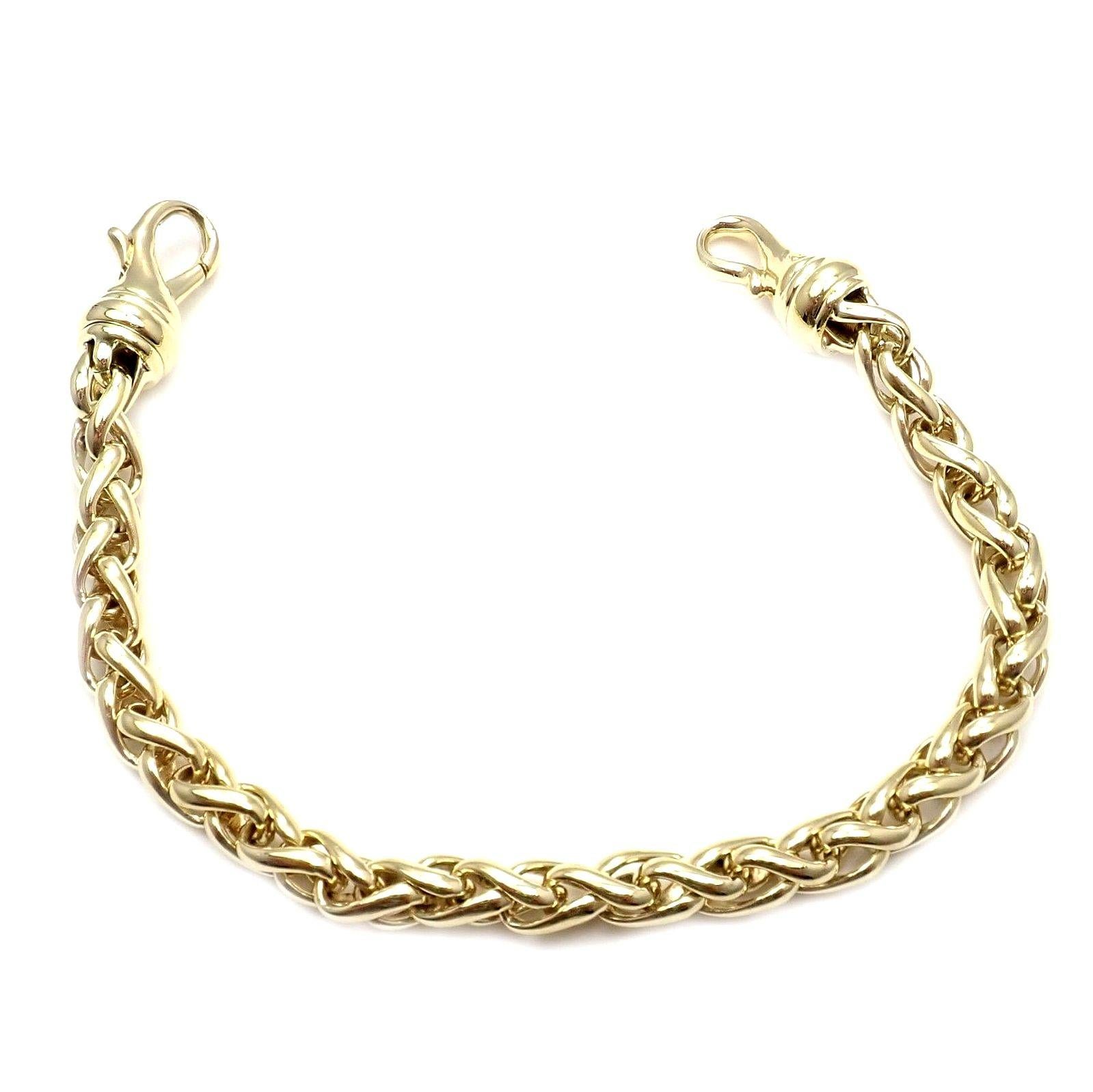 wheat link bracelet