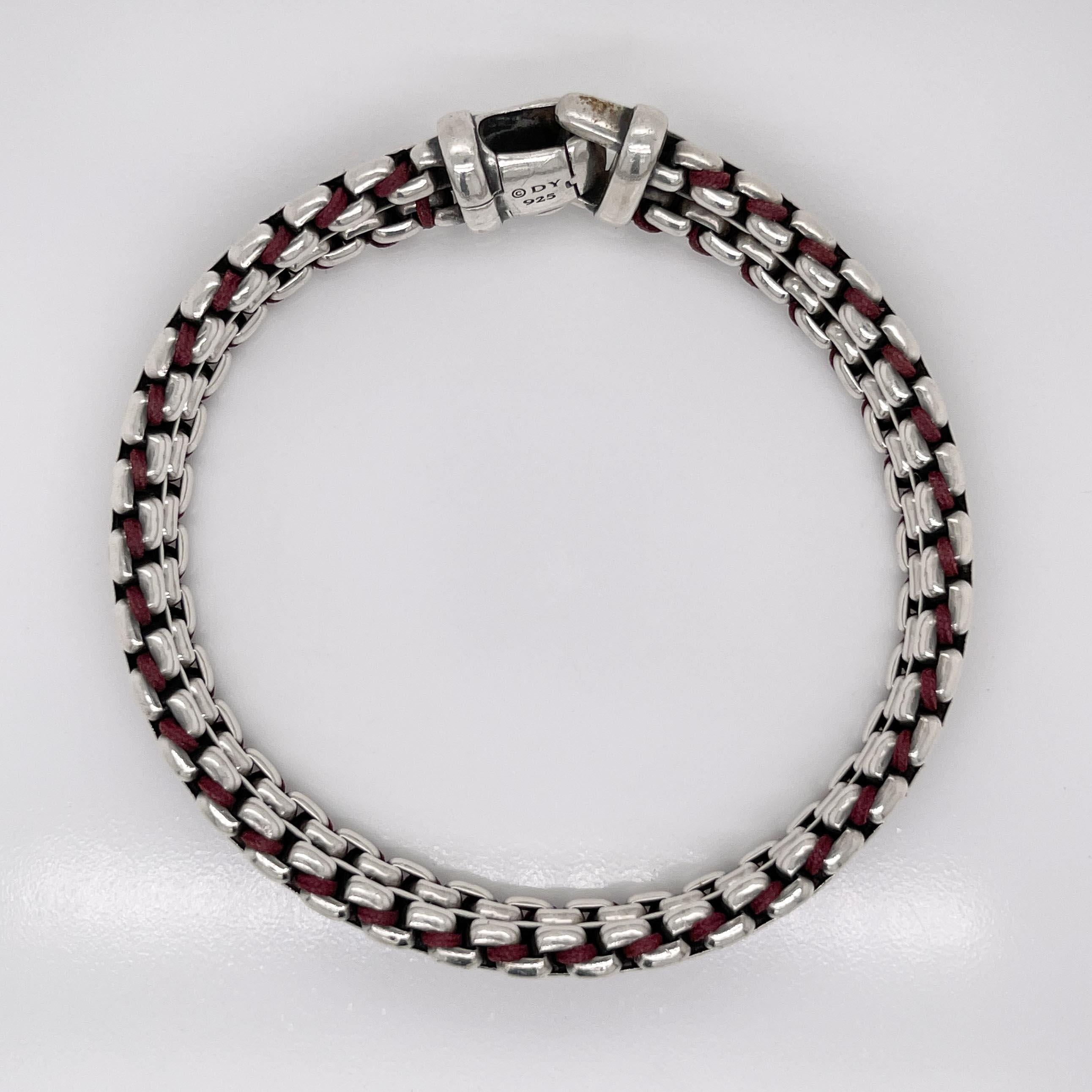 david yurman woven box chain bracelet