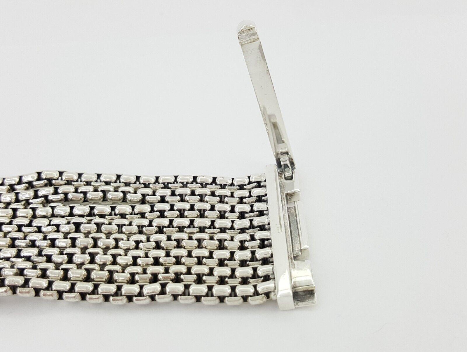 David Yurman „X“ Crossover Diamant 8-reihiges achtsträngiges Kabelarmband, Schachtel mit Diamanten 1,75 im Angebot 2