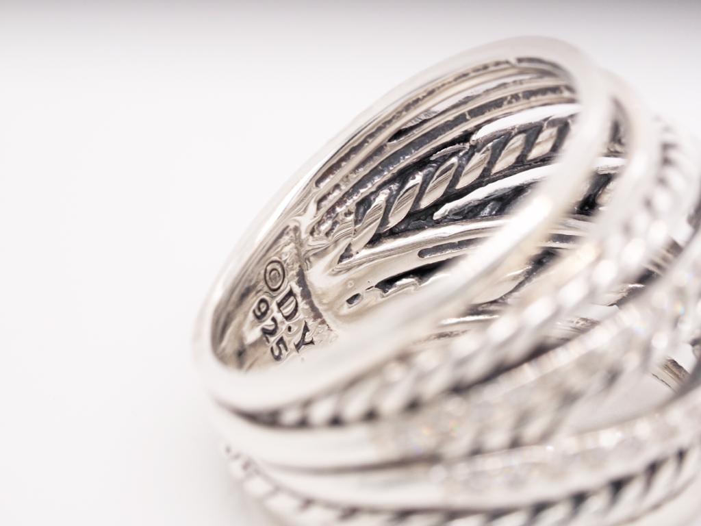 David Yurman - Bague pour femme en forme de dôme 