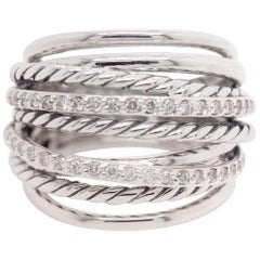 David Yurman 'X Crossover' gewölbter Damenring