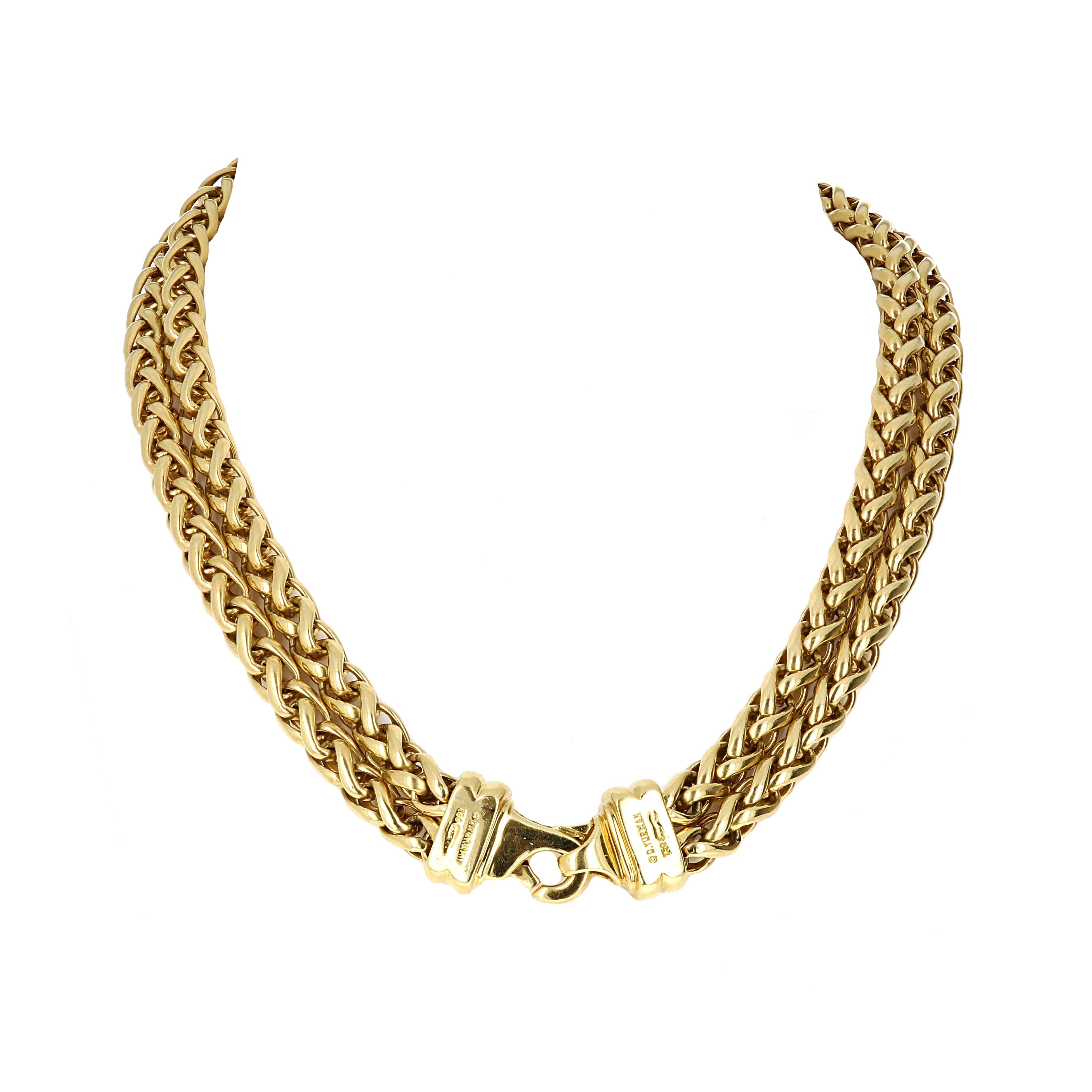 david yurman double chain necklace