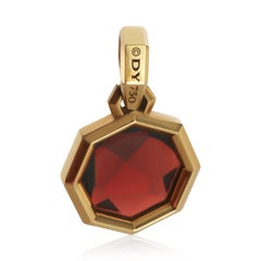 David Yurman Anhänger aus Gelbgold mit Granat