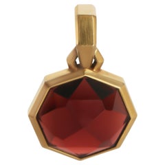 David Yurman Anhänger aus Gelbgold mit Granat