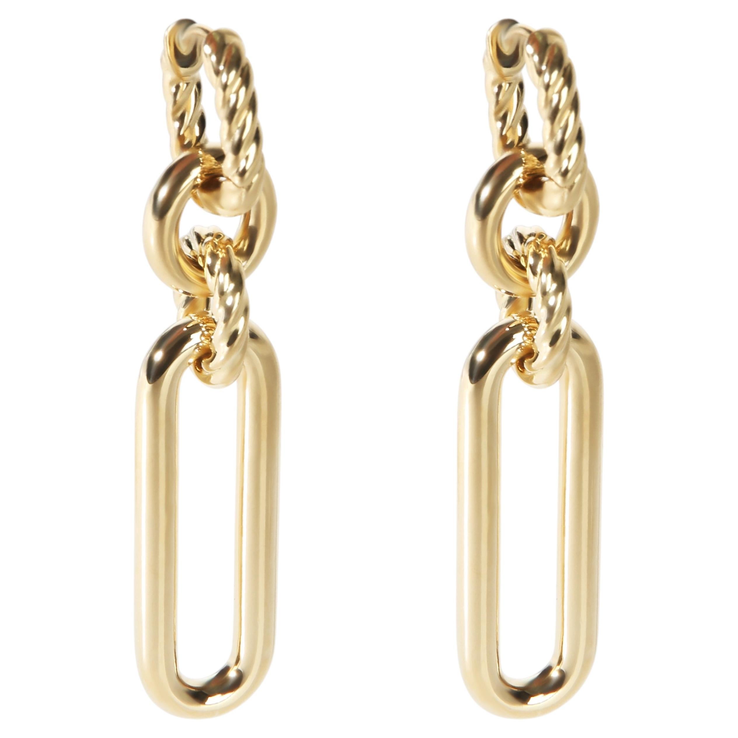 Pendientes Lexington de David Yurman en oro amarillo