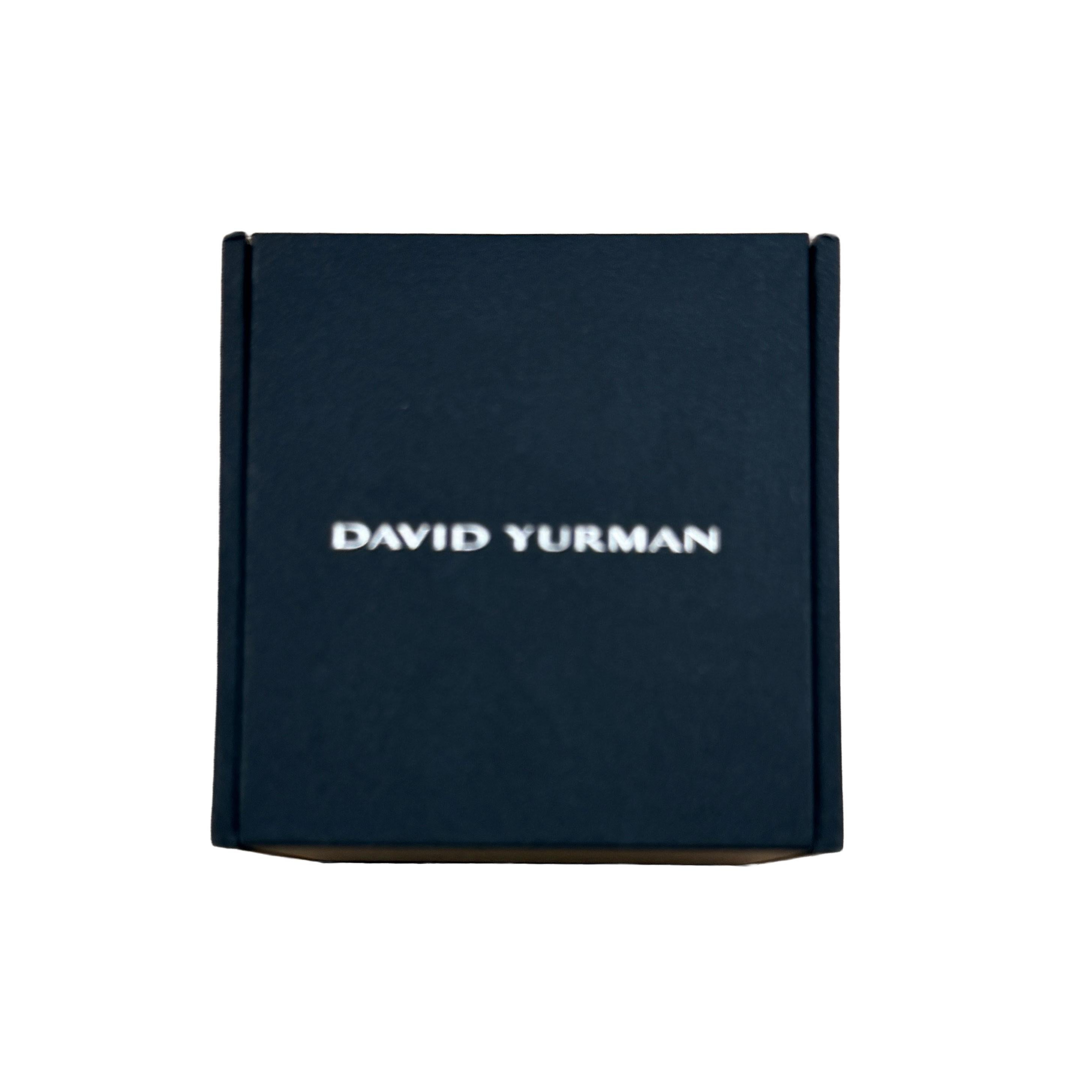 Anillo de oro amarillo David Yurman de cuarzo ahumado y diamantes en punta en venta 1