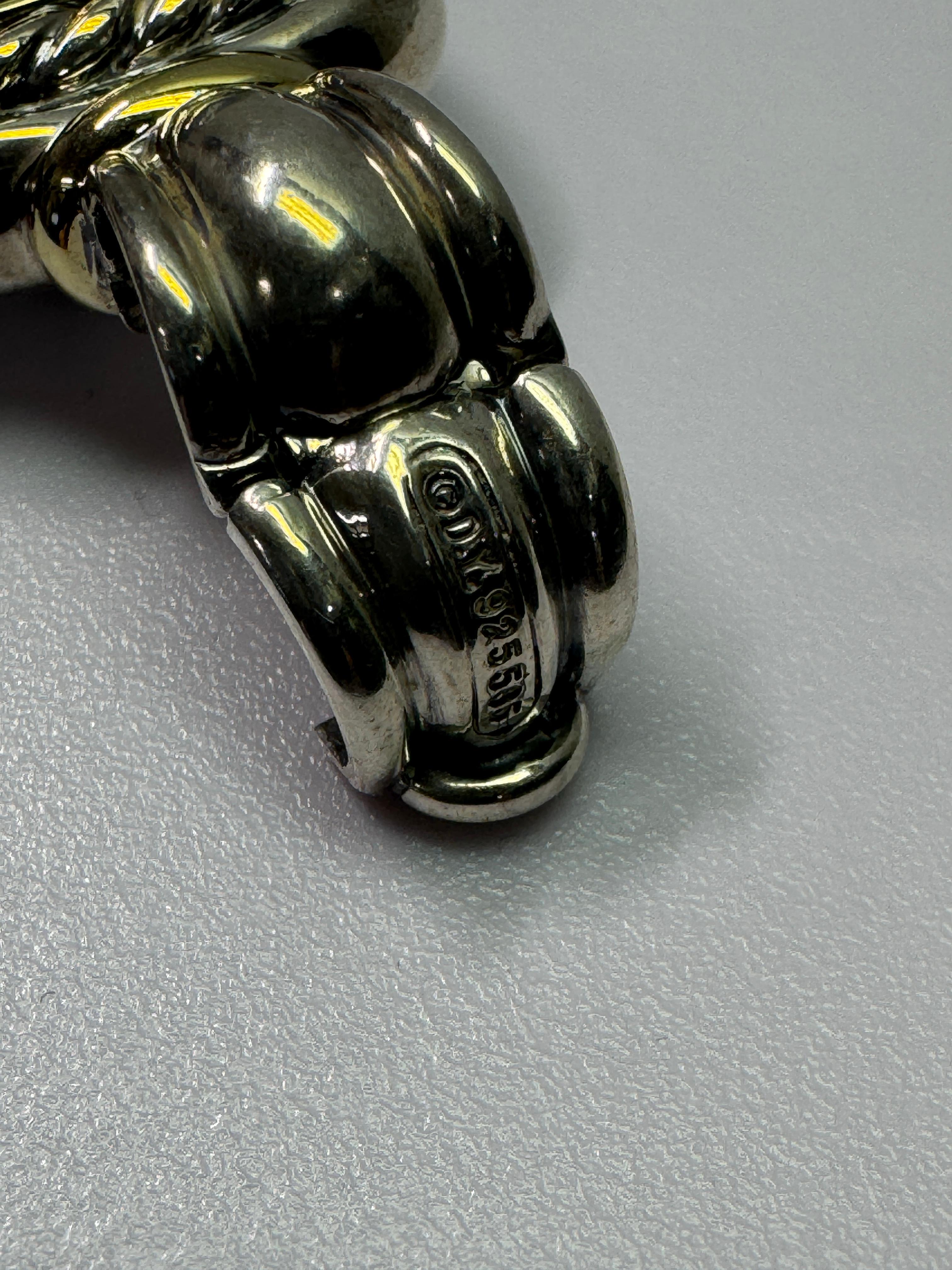 David Yurman Gelbgold Sterling Chalcedon Albion Anhänger 2