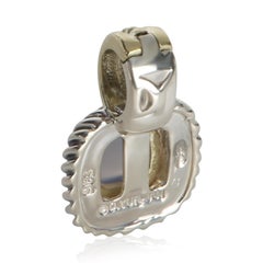 David Yurman Yellow Gold & Sterling Silver Chalcedony Albion Pendant