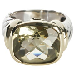Bague « Noblesse » en or jaune et argent sterling avec quartz, de David Yurman