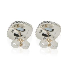 David Yurman Gelbgold & Sterling Silber Topas Albion Ohrringe