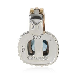 David Yurman Yellow Gold & Sterling Silver Topaz Petite Albion Pendentif