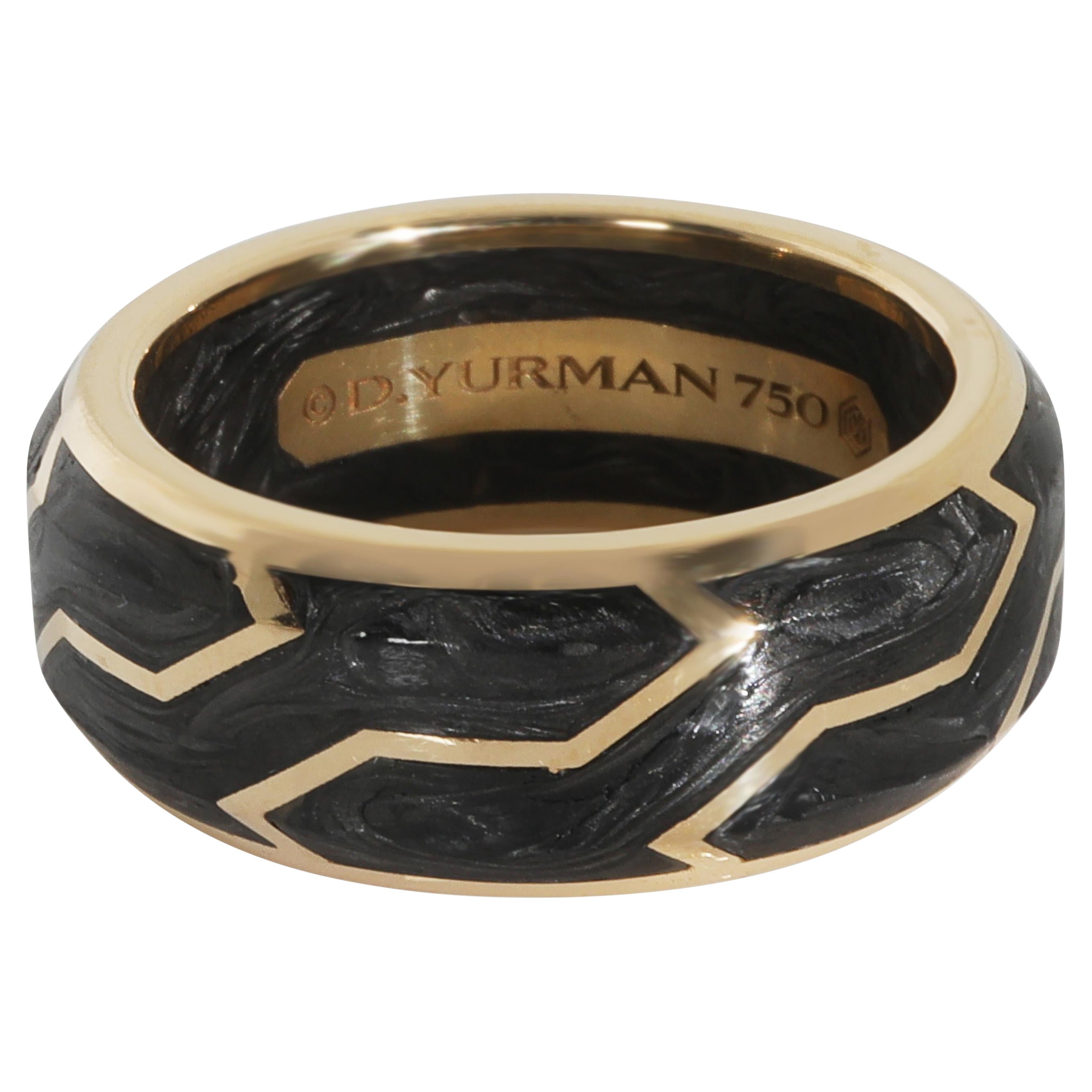 David Yurman Fascia in oro giallo Streamline in vendita