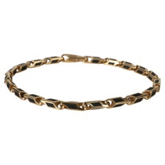 David Yurman - Oro Giallo  Bracciale a catena sfaccettato Streamline