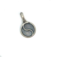 David Yurman Ying und Yang Amulet aus Sterlingsilber Nachlass