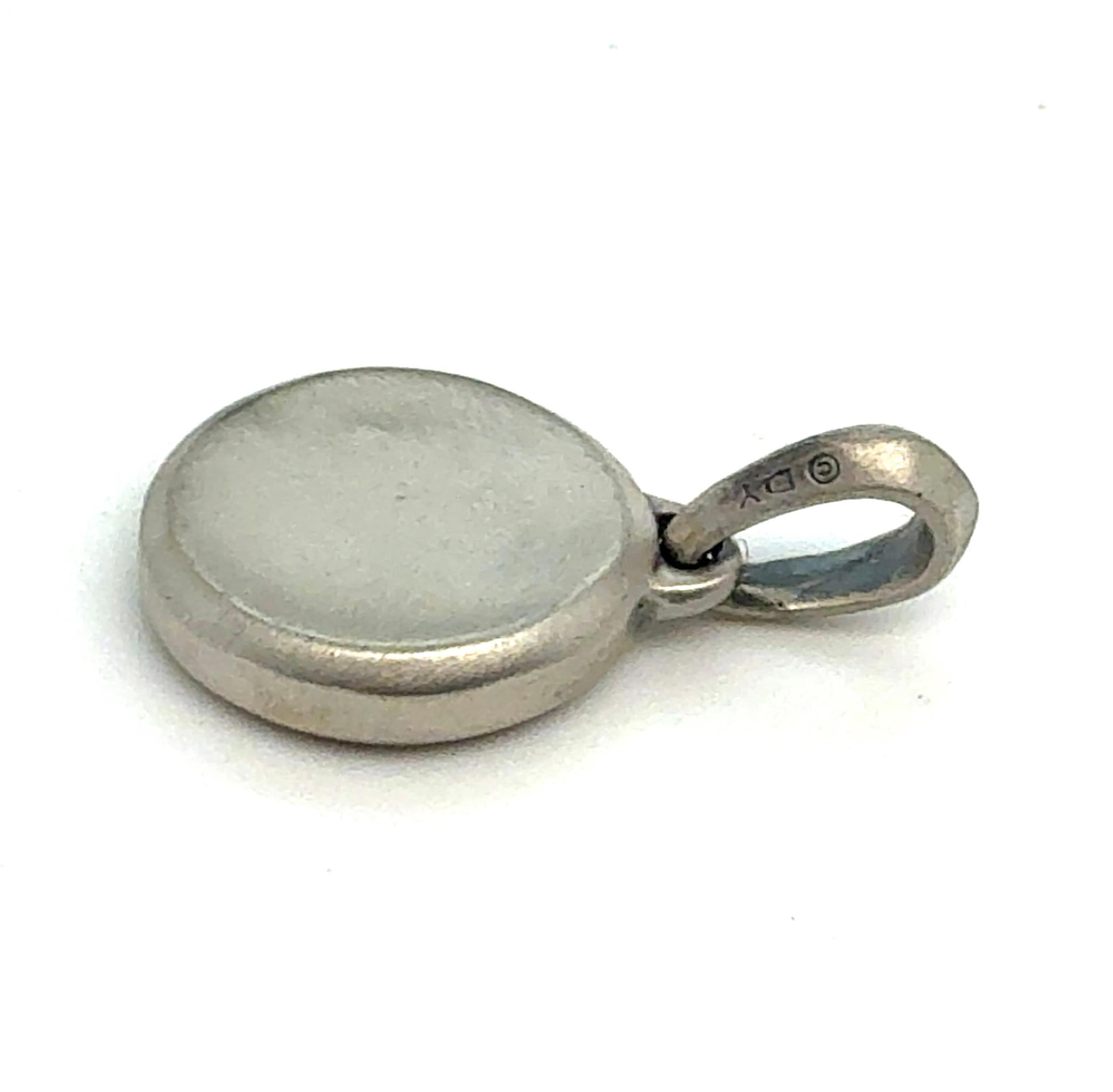 Amulet Ying and Yang de David Yurman, succession en argent sterling Bon état - En vente à Brooklyn, NY