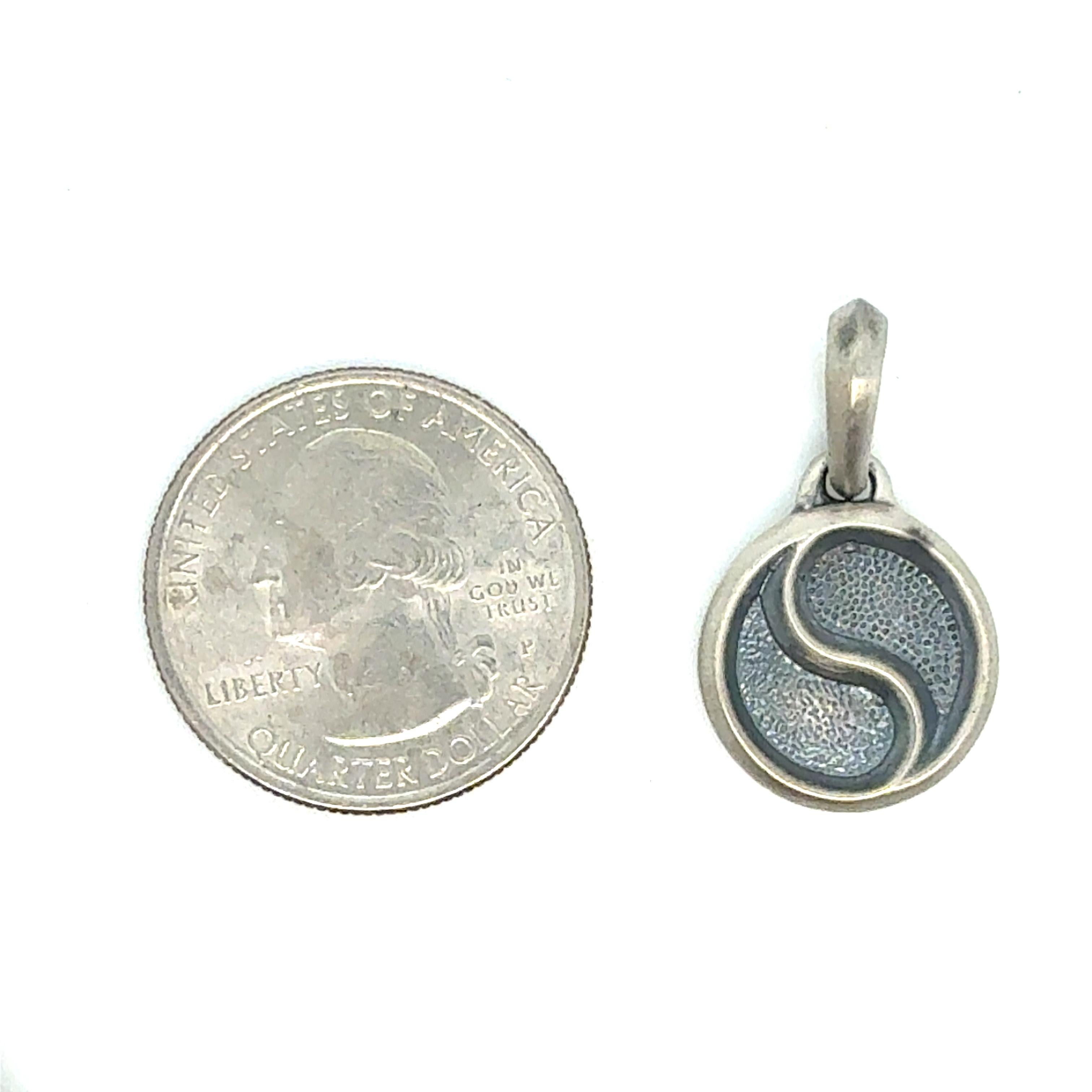 Amulet Ying and Yang de David Yurman, succession en argent sterling Unisexe en vente