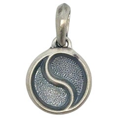 David Yurman Ying und Yang Amulet aus Sterlingsilber Nachlass