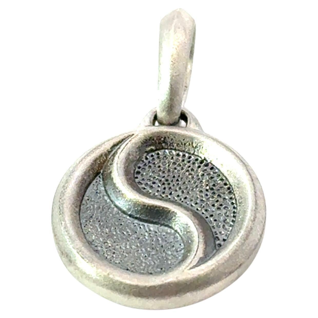 David Yurman Amulette Ying Yang Argent Sterling Estate