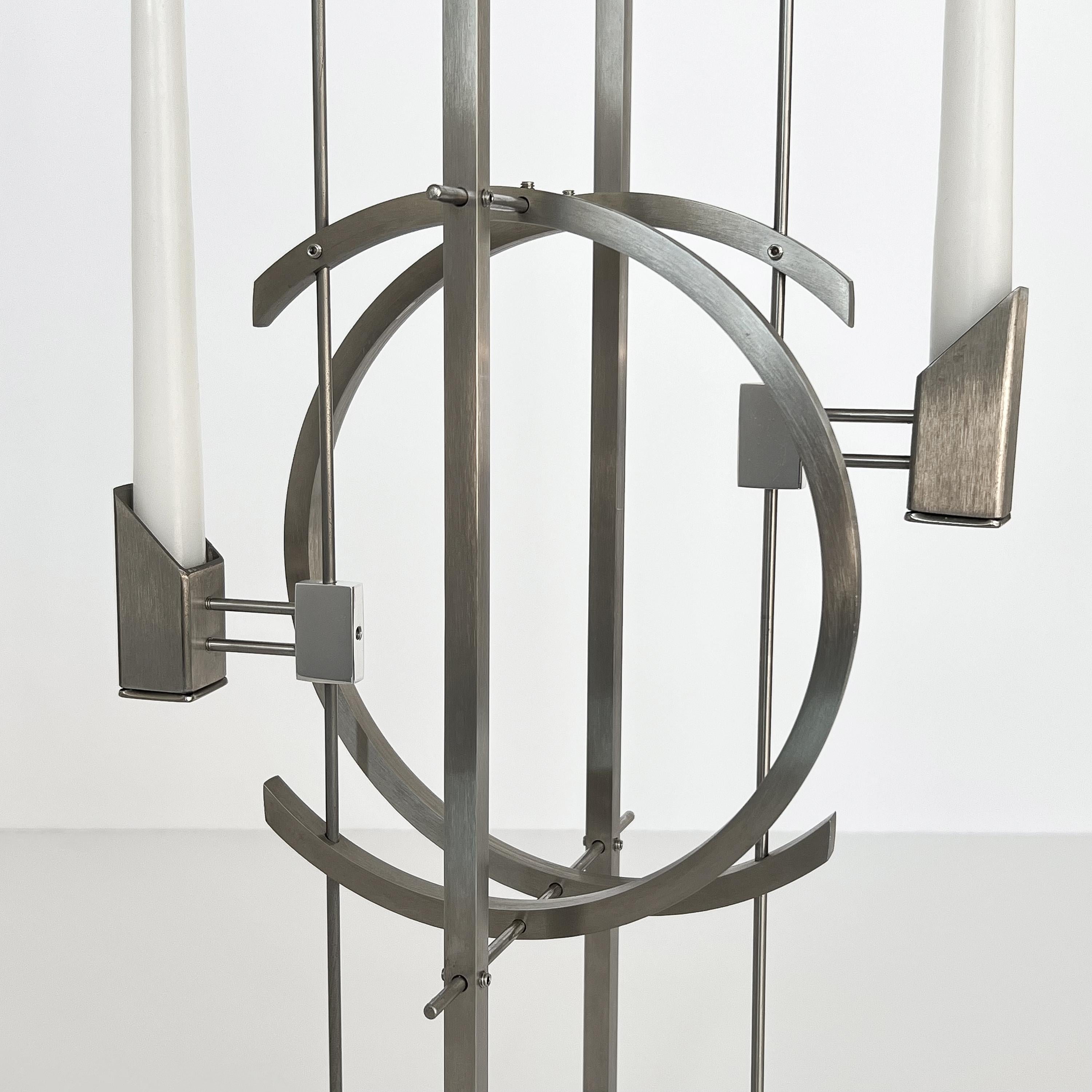 David Zelman Modern Sculptural Candle Holder For Sale 3