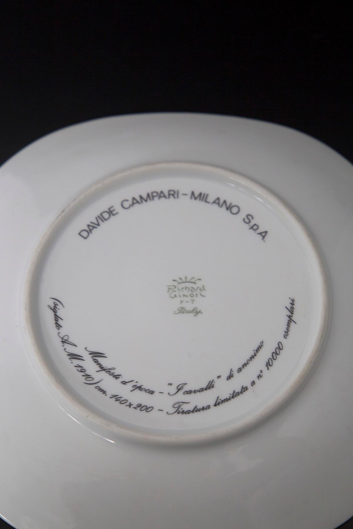 Piatti decorativi di David Campari per Richard Ginori 2