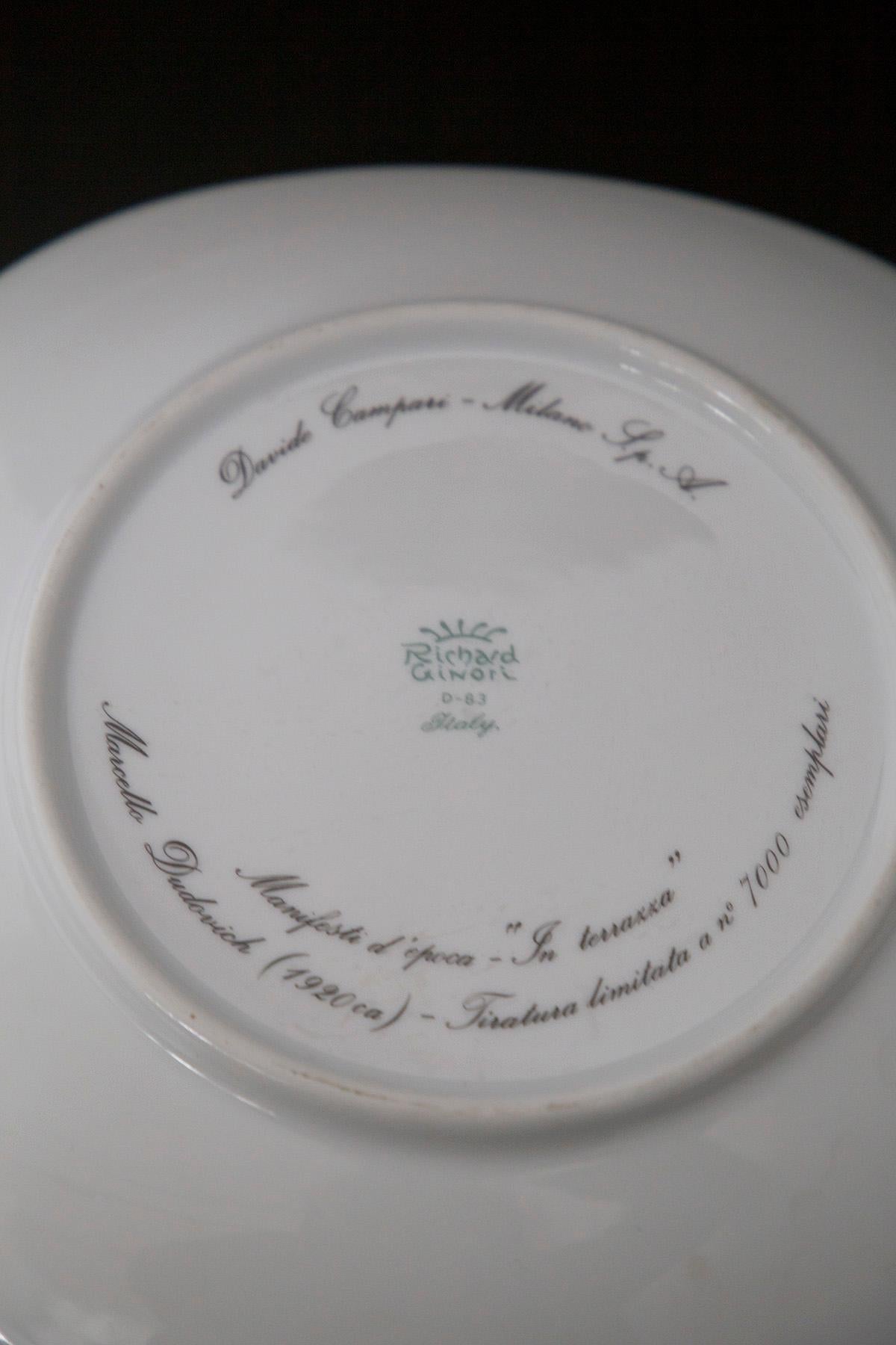 Piatti decorativi di David Campari per Richard Ginori 4