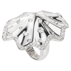 Davide Currado Diamond Gold Umbrella Ring