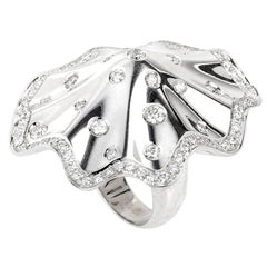 Davide Currado Diamond Gold Umbrella Ring