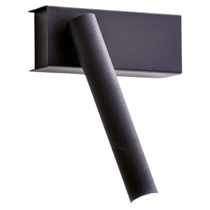 Davide Groppi MIRA SWITCH wall lamp in matt black by Omar Carraglia For Sale