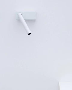 Davide Groppi MIRA SWITCH wall lamp in matt white by Omar Carraglia