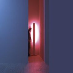 Davide Groppi MOVIE floor lamp in Black Brushed by Omar Carraglia