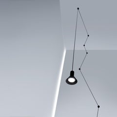 Davide Groppi NEURO pendant lamp in Matt Black by Beppe Merlano