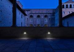 Davide Groppi NUIT outdoor wall lamp in matt white by Maurici Ginés